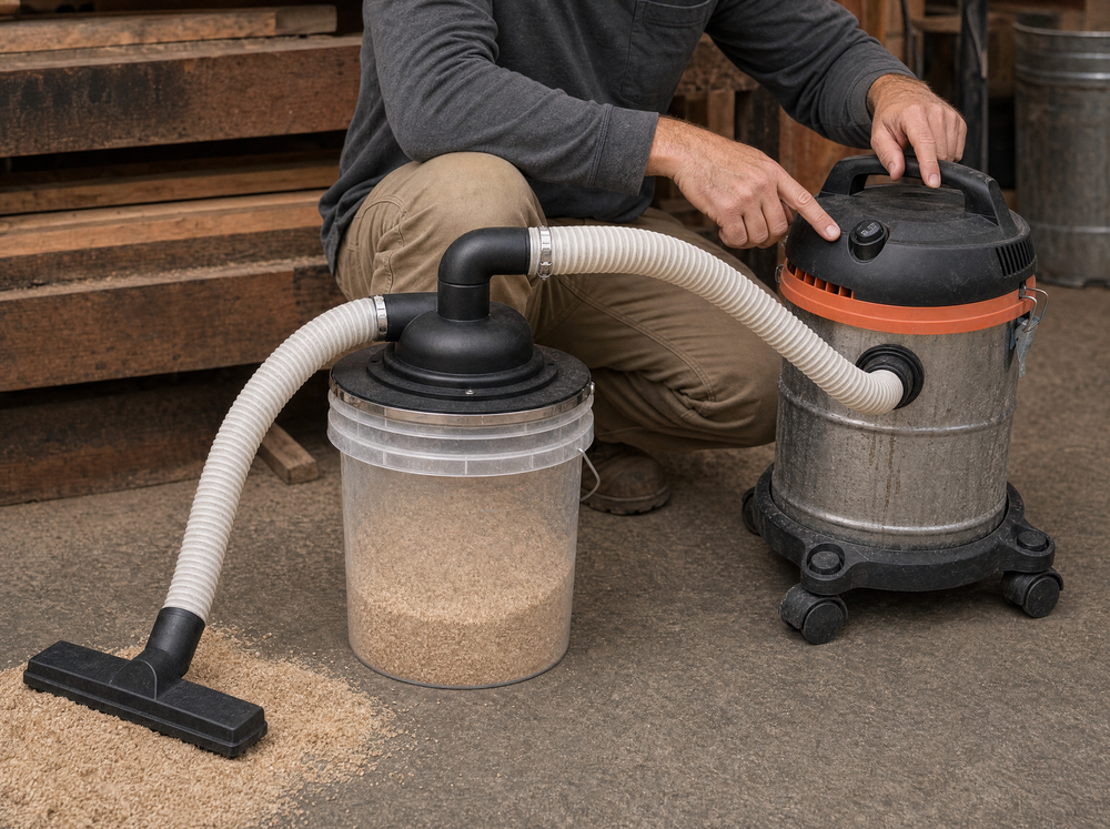 Switch on your shop vacuum